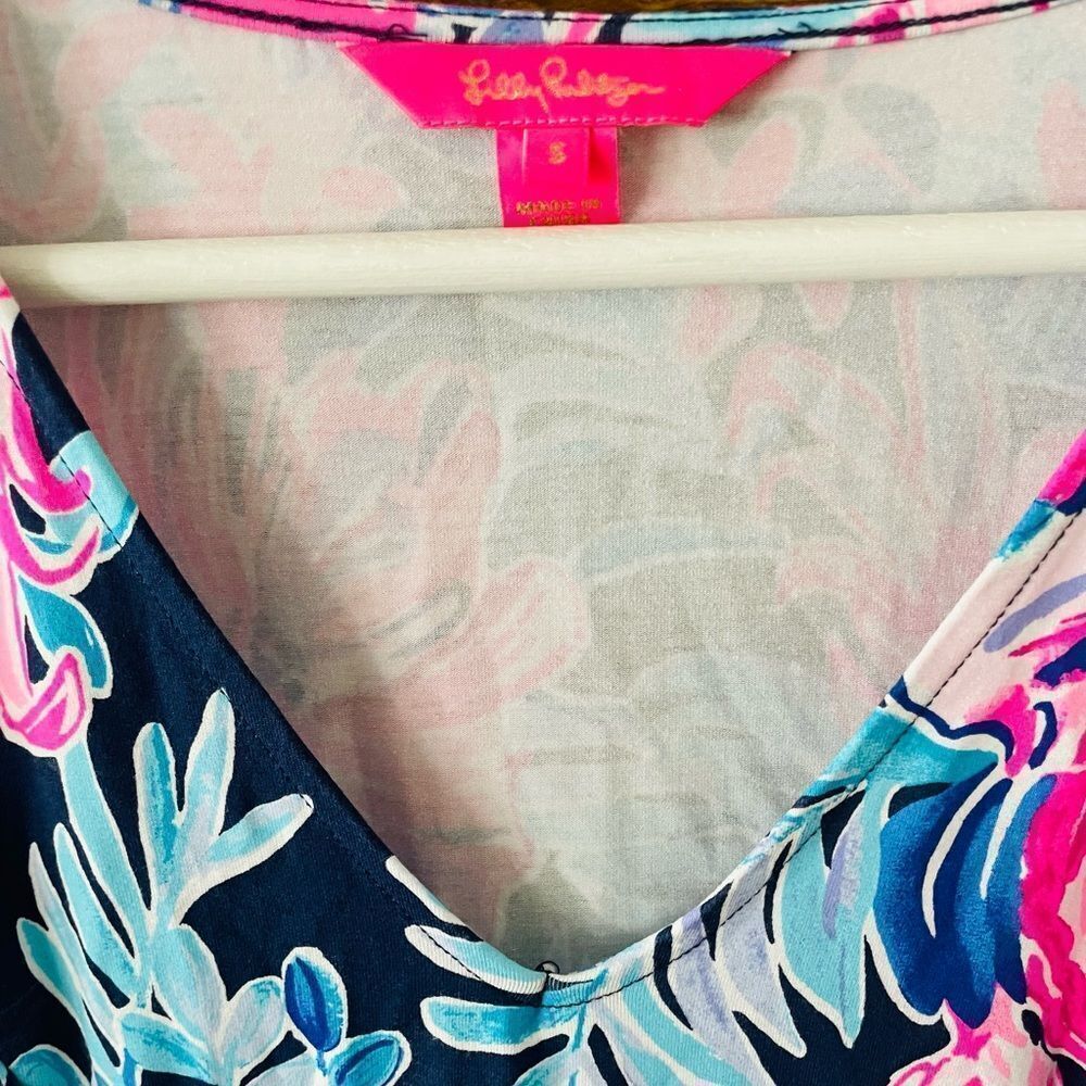 Lilly Pulitzer Raina Dress Multi Garden Get Away Size S View 4